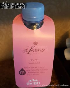 water bottle price the lucerne hotel new york